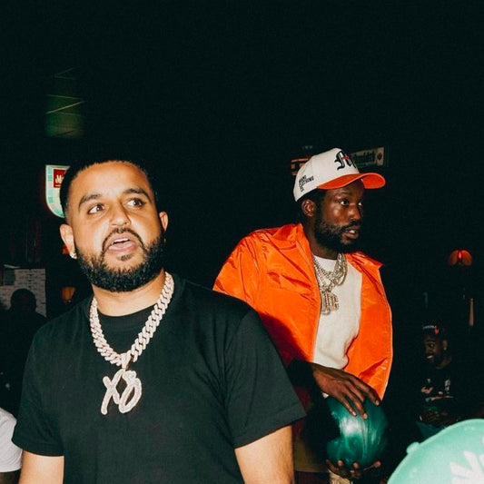 Meek Mill wearing Miami Clothing Co. apparel at a NYC event, showcasing the brand's streetwear style and bold Miami vibes.