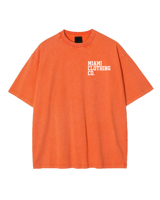 MIAMI CLOTHING CO. OVERSIZED T-SHIRT - ORANGE