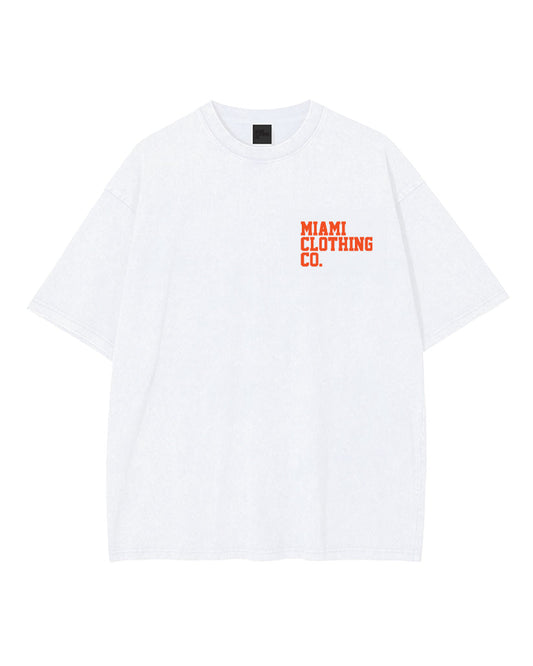 MIAMI CLOTHING CO. OVERSIZED T-SHIRT - WHITE